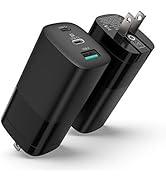 Sisyphy USB C GaN Charger, [UL Listed] 65W &amp; 45W 3 Port PD 3.0 QC3.0 PPS USB Type C, Wall Adapter...