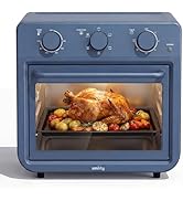 SMIRLY 6-in-1 Air Fryer Toaster Oven Combo, 27QT Convection Oven Countertop, 60 Min Timer, 1800W ...