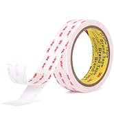 JulyWind Double Sided mounting Tape Heavy Duty Room Decor, White Wall Adhesive Strips Office Esse...