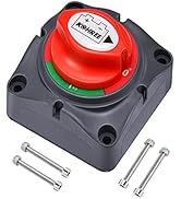 Kohree Battery Disconnect Switch, 12V-48V Battery Isolator Power Cut Off Master Switch Waterproof...