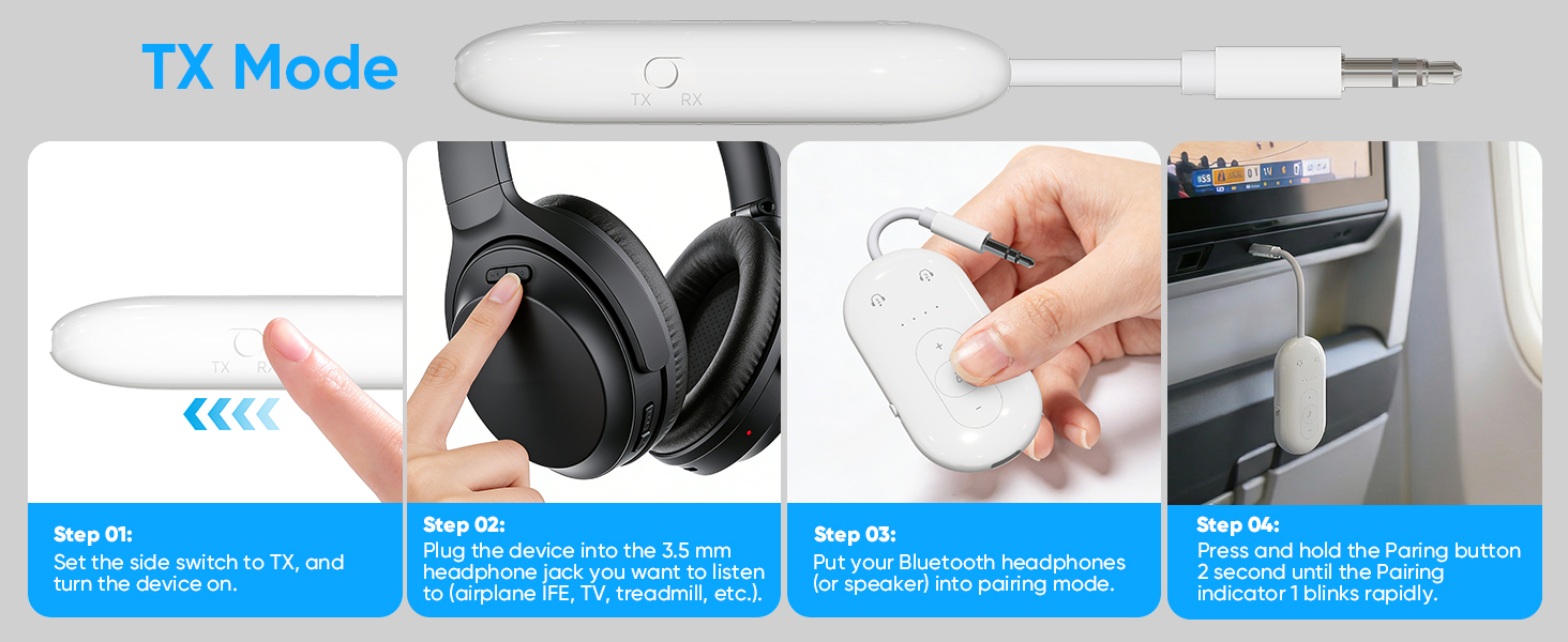 airplane Bluetooth adapter for TV