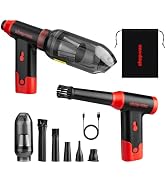 Shop-Vac 4-in-1 Electric Air Duster &amp; Vacuum, 110000RPM Cordless Air Blower | Brushless Motor, Va...
