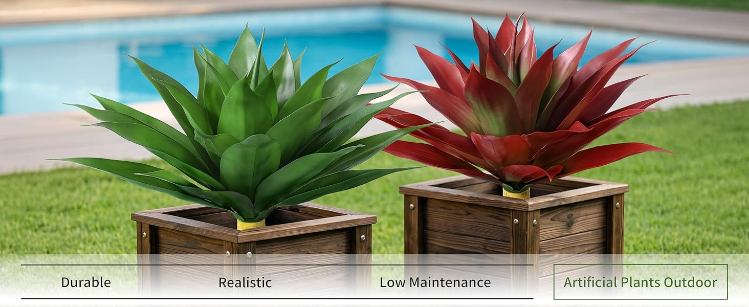 Artificial Agave Plant for Outdoors