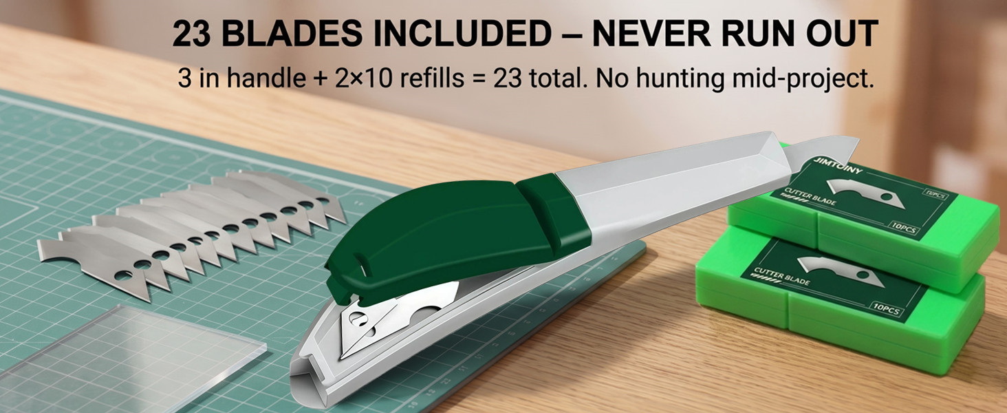 23 Blades Included