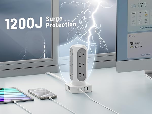 surge protector tower