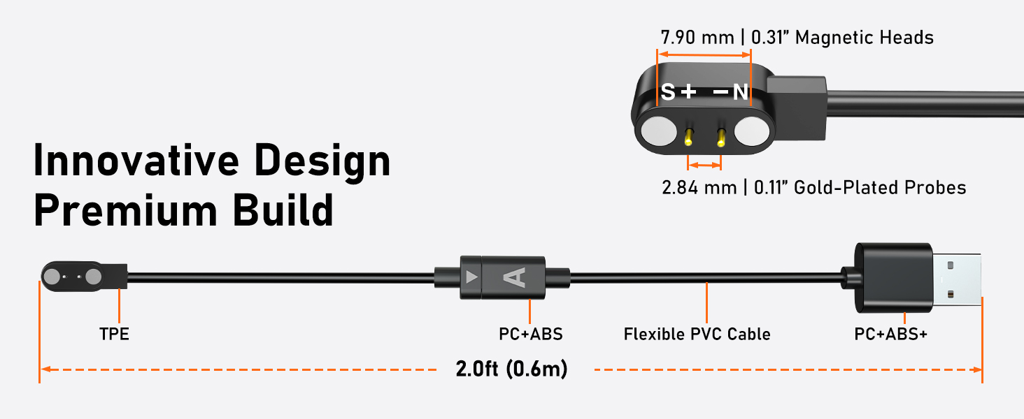 Reversible Magnetic Charging Cable AB284