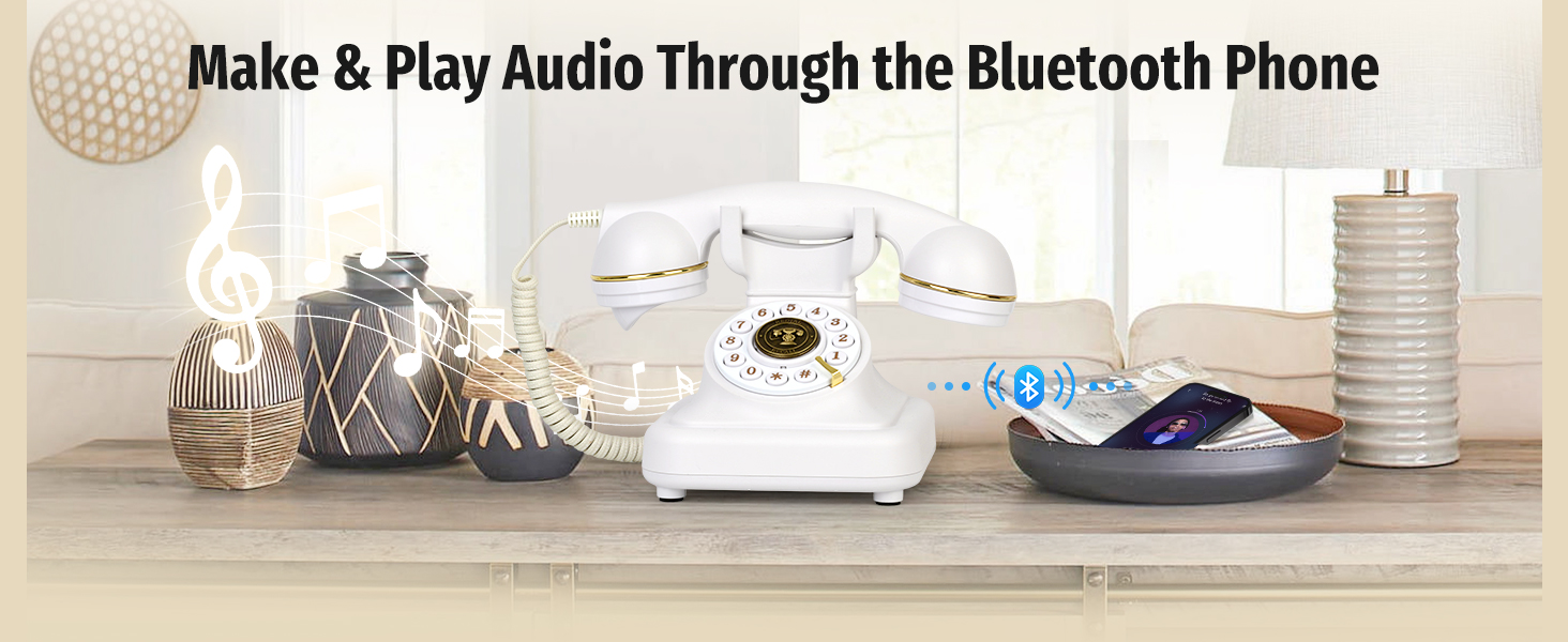 Bluetooth retro phone