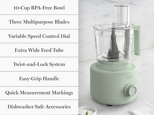 martha stewart, electrics, Food Processor