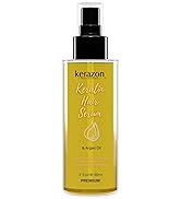 KERAZON Keratin Hair Serum Argan Oil Smoothing Dry Damage Repair Treatment Premium Formula, Anti ...