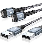 Garmin Watch Charger Cable [2-Pack,4ft] Compatible with Garmin Fenix 5 5S 5X 6 6S 6X Plus Pro 7 7...
