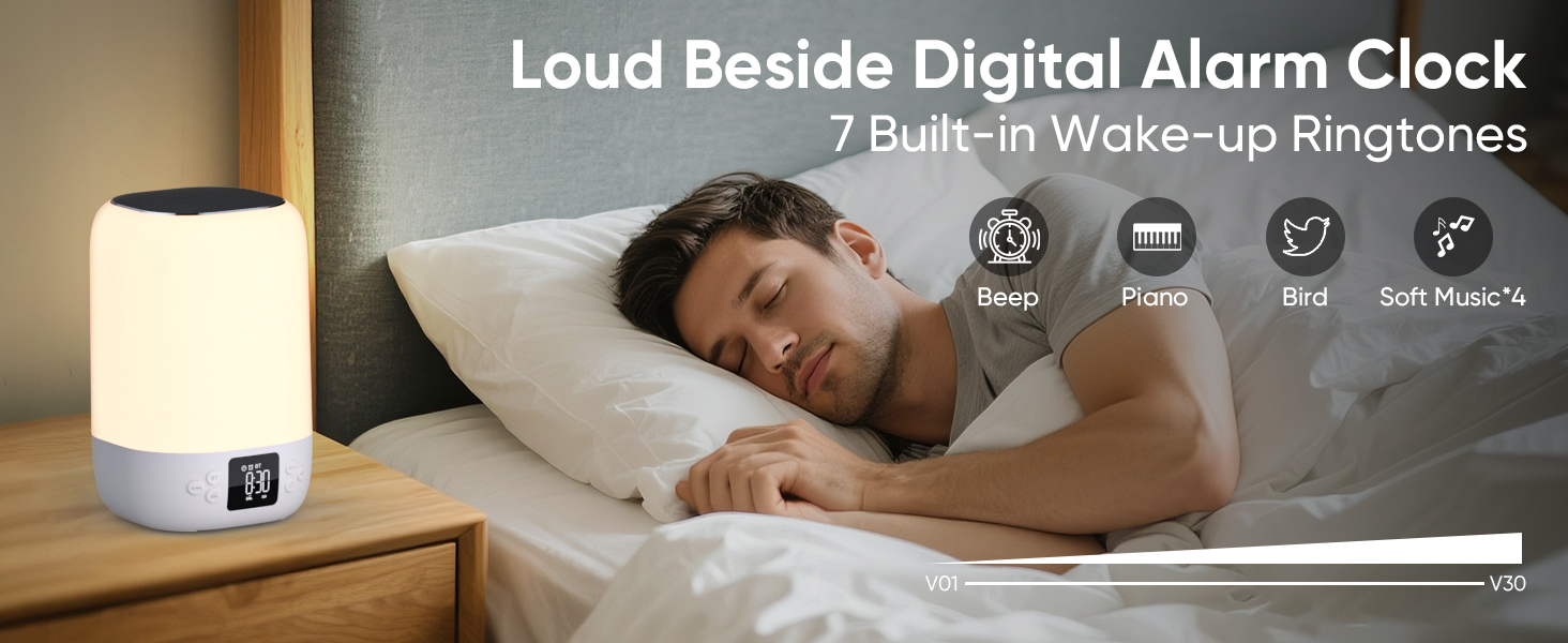 bluetooth speaker with clock