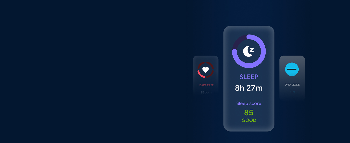 Learn about the quality of your previous night’s sleep with a personalized Sleep Score.[3]
