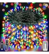 BrightChristmas 328 FT 1000 LED Christmas Lights, Waterproof Outdoor String Lights with Remote an...