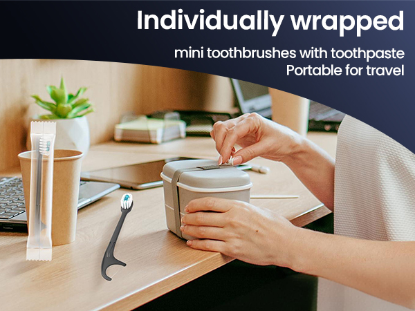 portable toothbrush