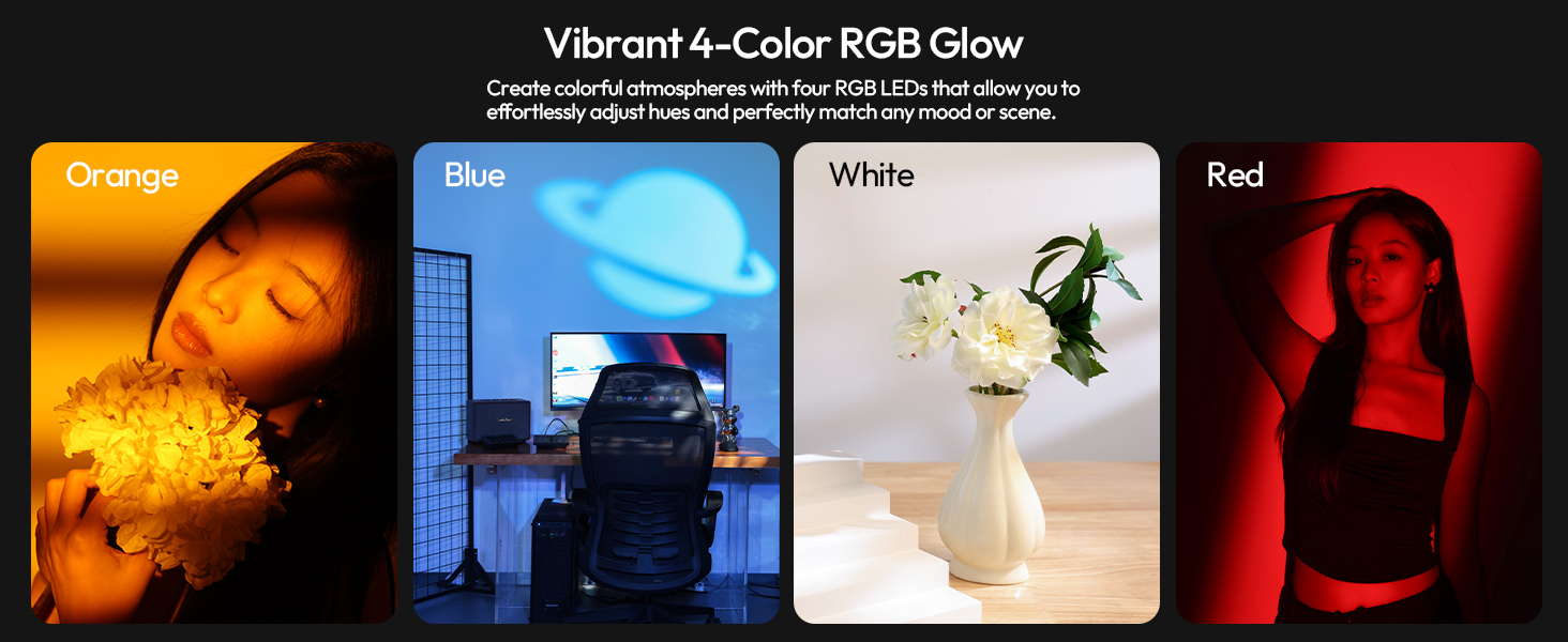 RGB photography flashlight for portrait studio shoots, product filming, Vlogs, and live streaming.?