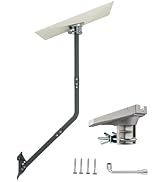 CEKAY Starlink Gen 3 Mounting Kit with 51" Pole &amp; Pipe Adapter – Heavy-Duty Adjustable J-Pole Mas...