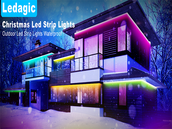 Christmas Outdoor Led Strip Lights Waterproof