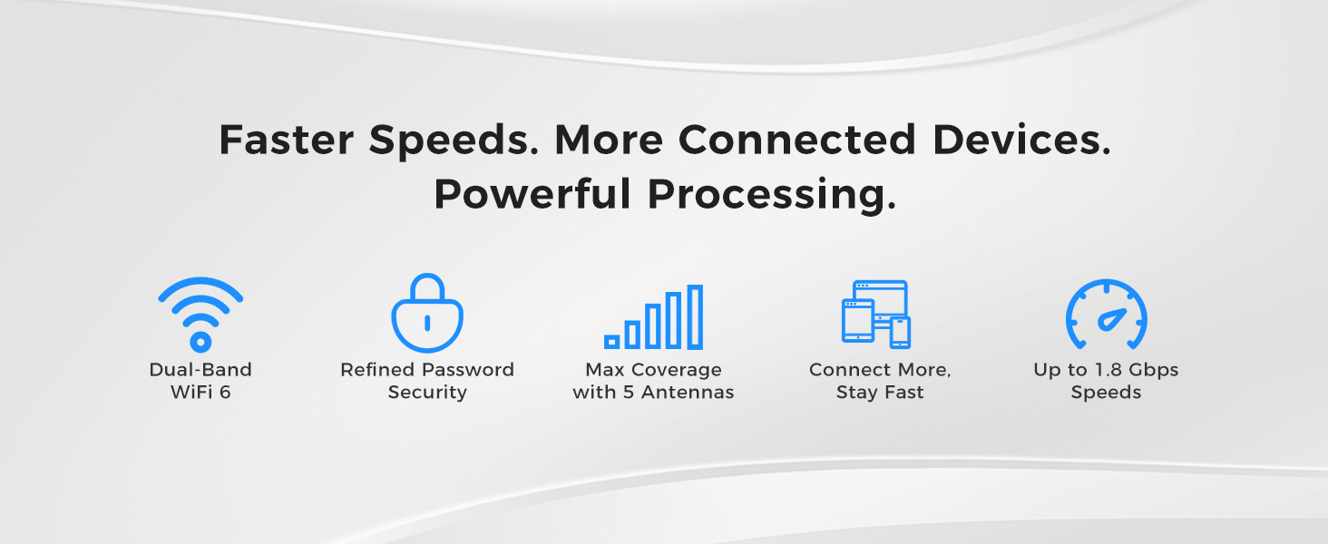 New-generation WiFi 6 router