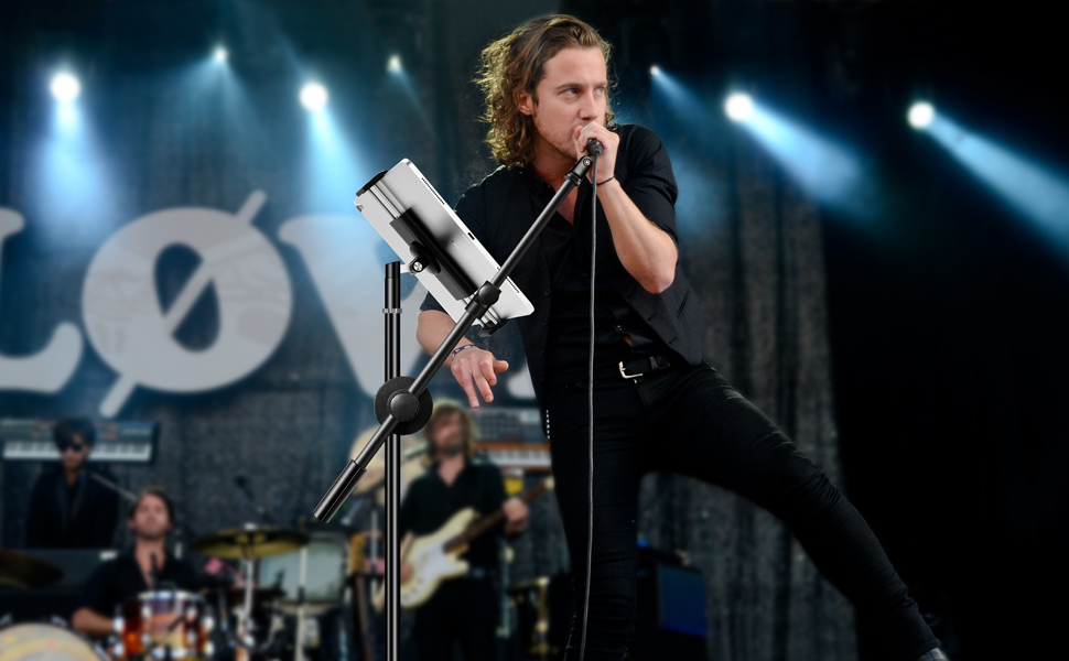ipad holder for mic stand