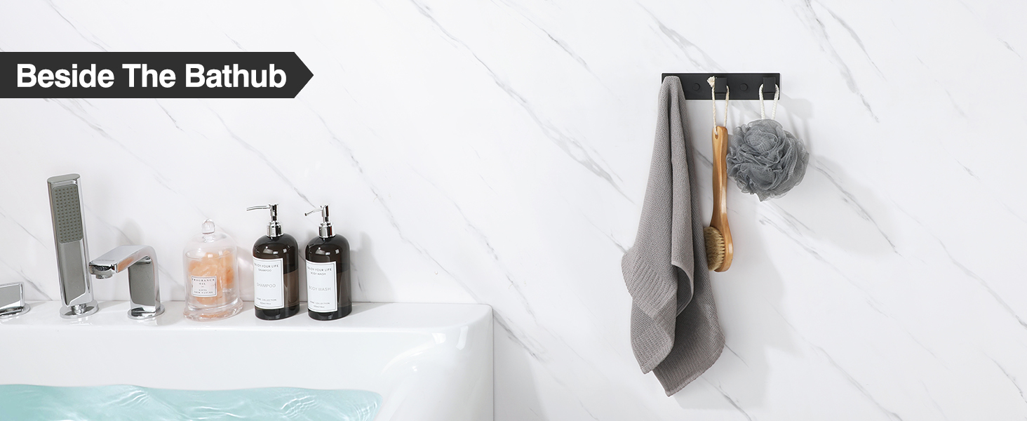 Alise Coat Hooks Wall Mount Hat and Coat Rack