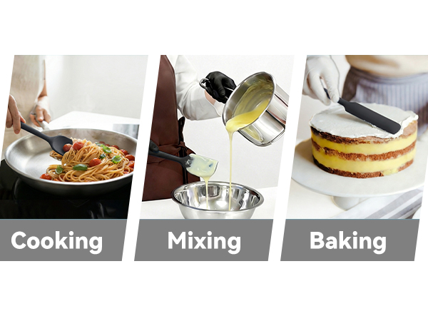 With a food grade silicone cooking utensils set, featuring small spatula silicone mini, jar spatula
