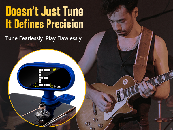 guitar tuner clip on