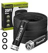 Doorich Garden Hose, Lightweight, Ultra Flexible, Durable, Kink-Free Water Hose - Made of TPU, Dr...