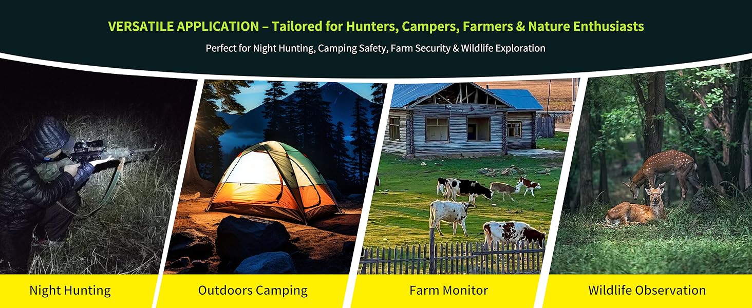 Infrared Vision, Infrared Binoculars for Hunting, Camping &amp;amp;amp;amp; Security