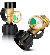 BESTFIRE Propane Tank Gauge Level Indicator Gas Leak Detector for 5-40lb Tanks – QCC1/Type 1 Conn...