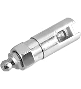 YTFRL Grease Gun Coupler with 1/8 inch NPT Threads, Push-on Slotted Right Angle Greases Fitting A...