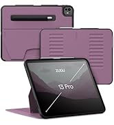 Zugu Case for iPad Pro 13 (M4) 2024, Slim Protective Cover with Apple Pencil Holder, Auto Wake/Sl...