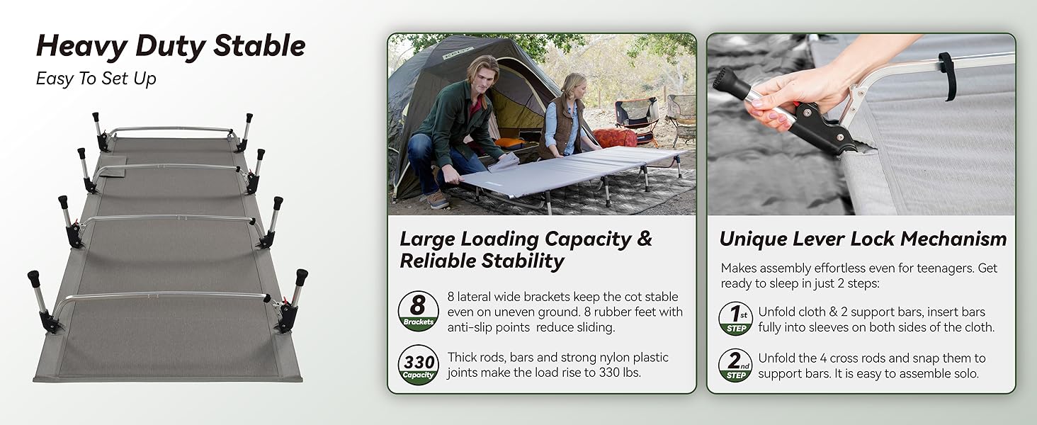 sturdy travel cot foldable lightweight cot