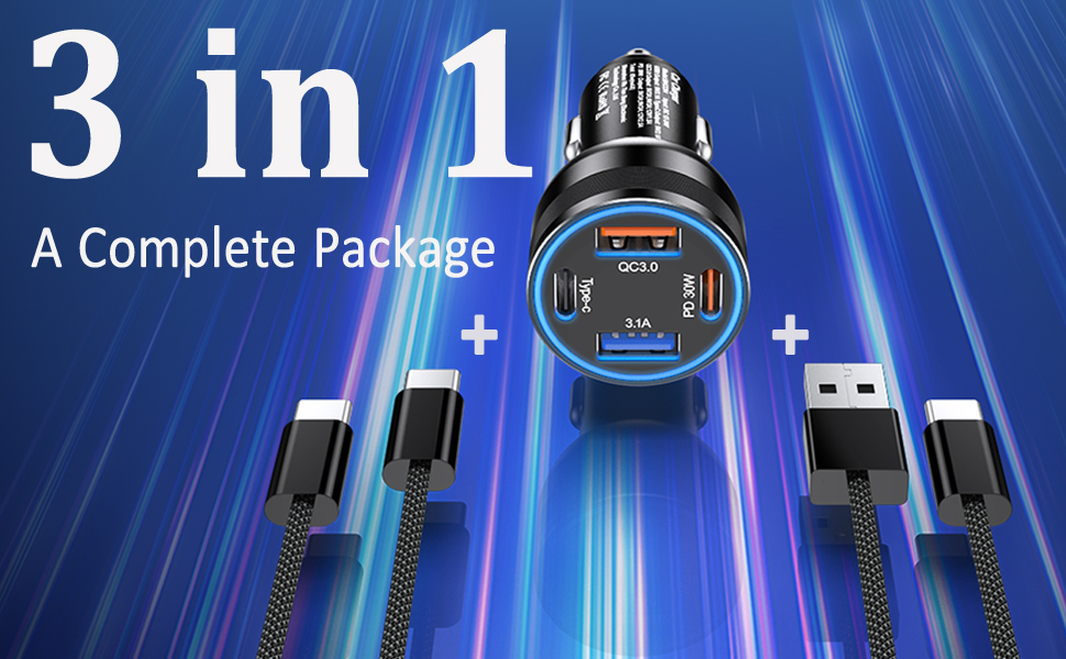 usb c car charger