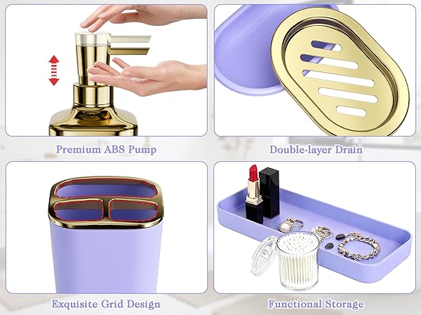 bathroom accessories sets complete