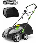 Aspiron 16” Artificial Turf Sweeper 2000w Turf Sweeper 15Amp Lawn Sweeper | Artificial Turf Vacuu...