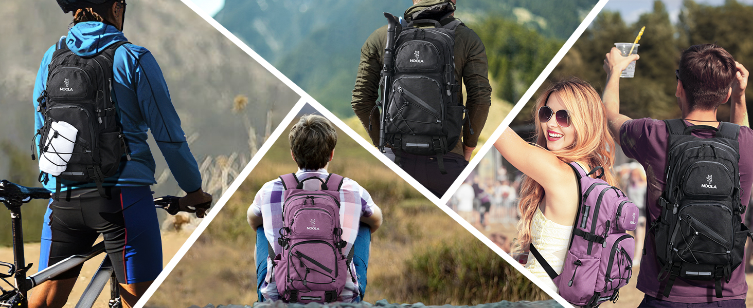 Water Backpack for Hiking with Phone &amp;amp; Pole Holders