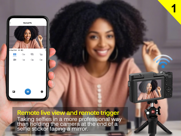 digital camera with wifi vlog camera