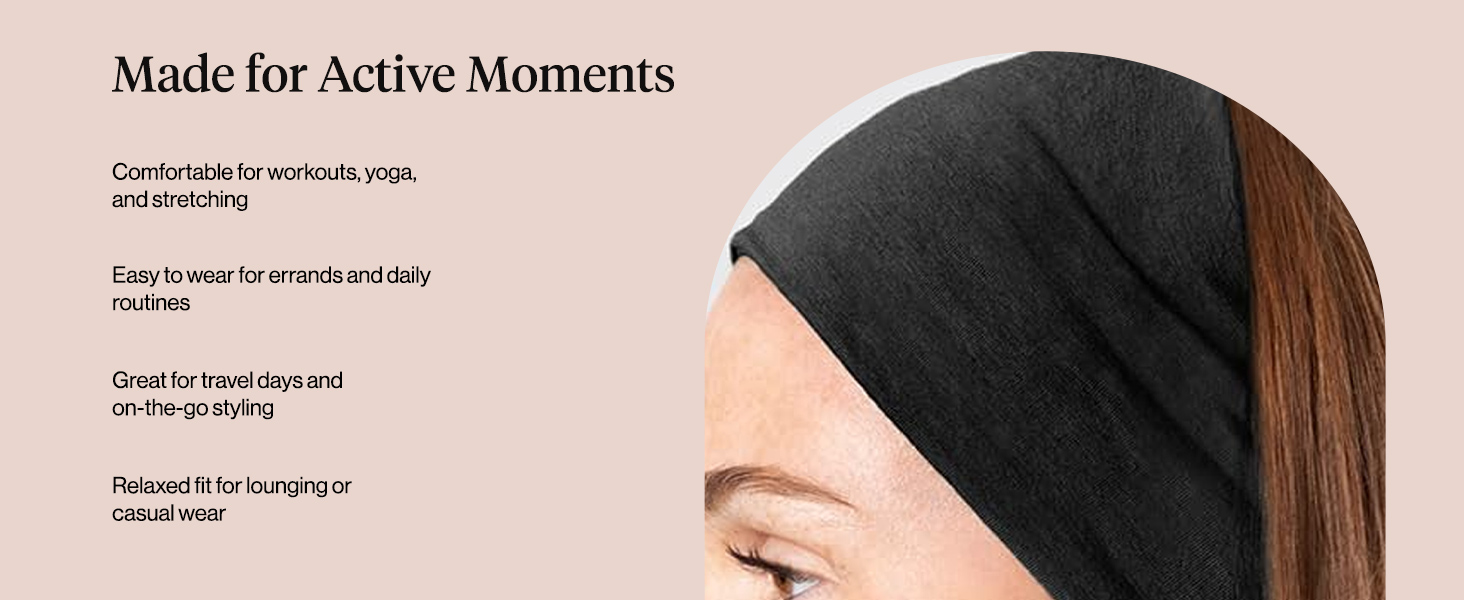 Kitsch Wide Headbands for Women Non Slip - Running Headbands for Girls