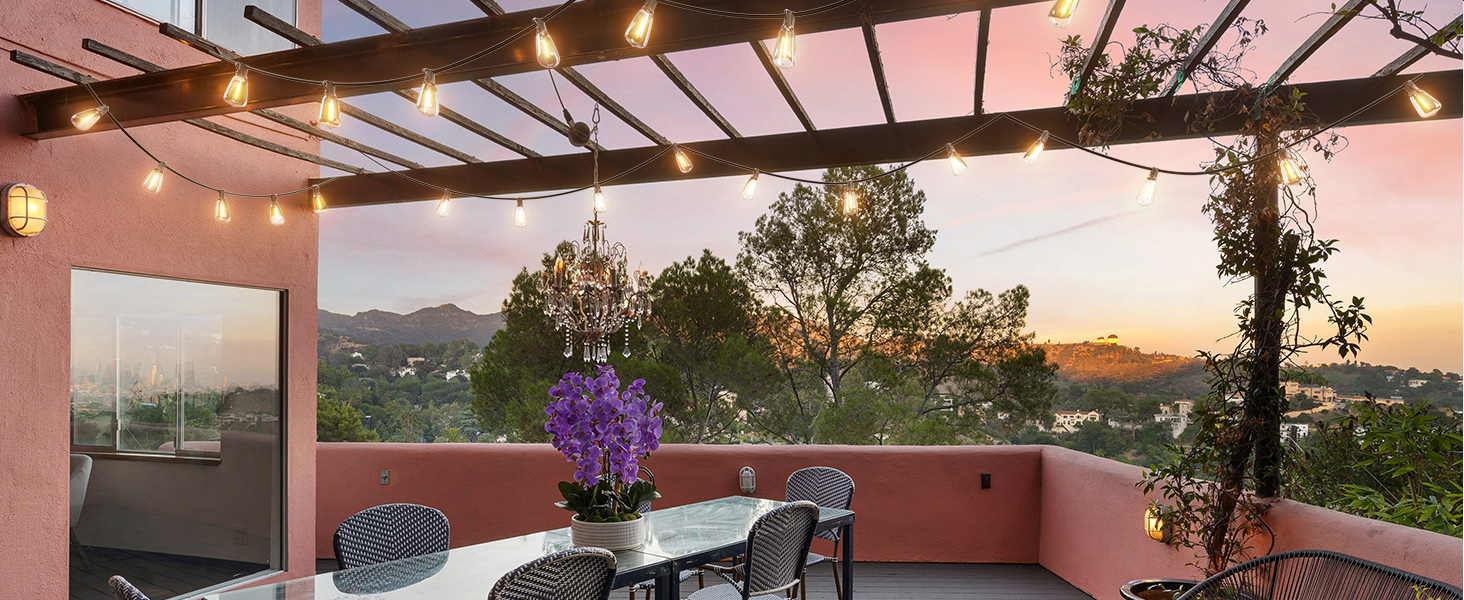 luces para patios exteriores