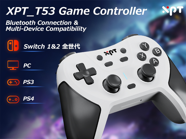 PC-Focused Multi-Device Bluetooth Game Controller – Primarily designed for PC Windows gaming