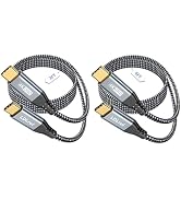 USB C Cable [3FT+6FT, 2 Pack] 20Gbps High Speed Data Transfer, 4K@60HZ UHD USB C Monitor Display ...
