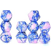 SmartDealsPro 10-Pack 20 Sided Dice D20 Polyhedral Dice for DND RPG MTG Table Game (Color 7)