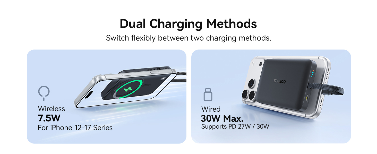 magnetic power bank iphone 14 pro max usb c power bank travel charger portable battery charger