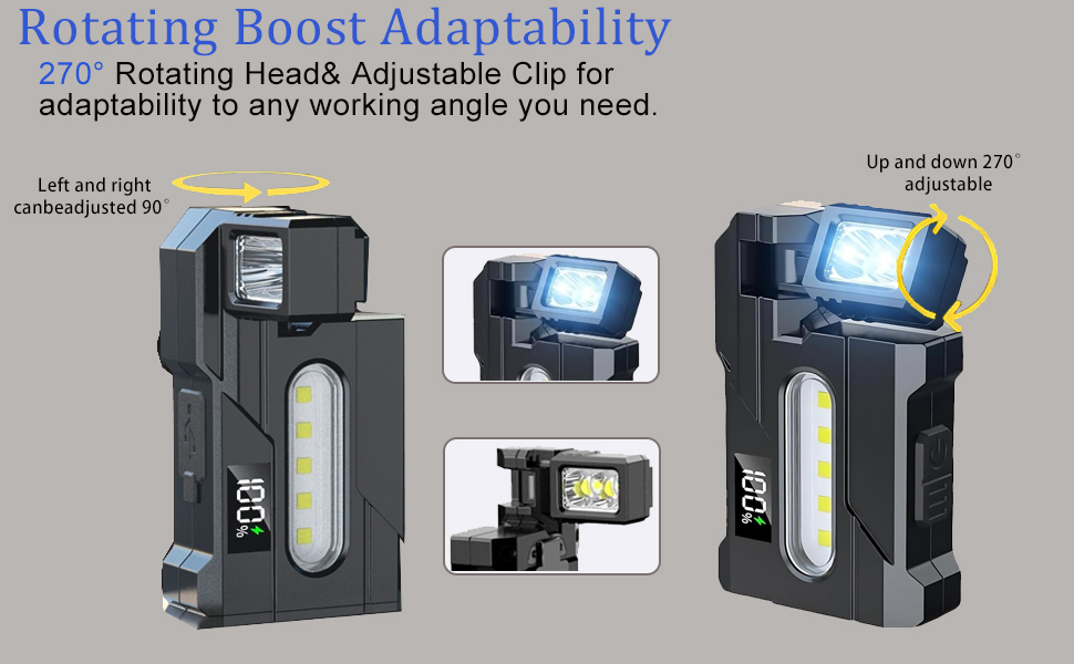 Magnetic Keychain Flashlight