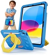 ProCase Kids Case for iPad A16 11th Gen/iPad 10th Gen 10.9 inch/iPad Air 11 inch M4 M3 M2/ Air 5t...