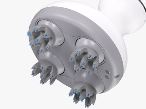 cotsoco Electric Scalp Head Massager with 4 Heads 84 Nodes for Hair Growth and Stress Release