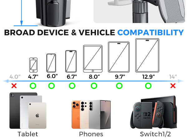 278 Tablet holder for car