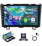 4G+64G Android Stereo for Honda CRV 2007-2011 Radio Upgrade 9 Inch IPS Touch Screen Head Unit, Dr...