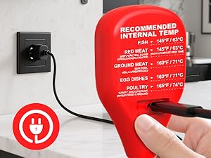 rechargeable meat thermometer