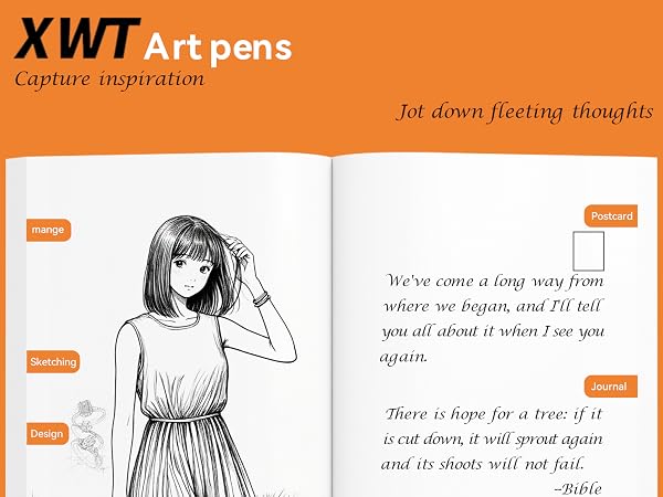 XWT drawing pens
